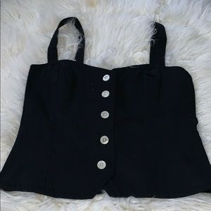 NWOT**Button Up Tank Top